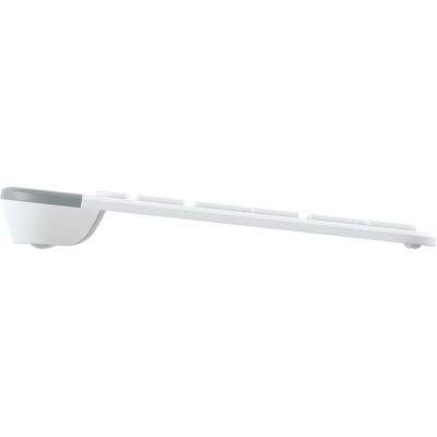 3. Logitech MK470 klawiatura Dołączona myszka Uniwersalne RF Wireless QWERTZ Niemiecki Biały
