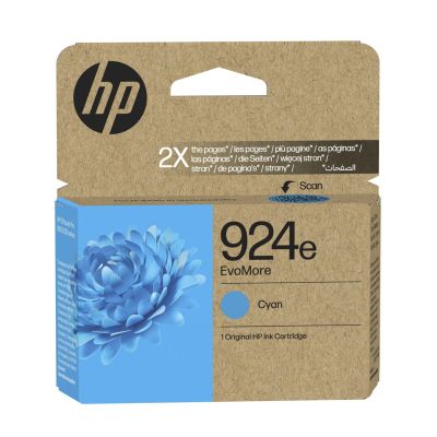 6. HP Oryginalny błękitny tusz 924e EvoMore