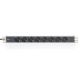 2. Listwa RACK DIGITUS DN-95401 (8 x UTE; 16 A; 2m; kolor czarny)