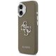 2. Etui Guess Grained Big 4G Classic Logo na iPhone 17 - brązowe
