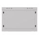27. Szafa instalacyjna rack wisząca 19" 6U 540x350 szara drzwi przeszklone Lanberg (Flat Pack)