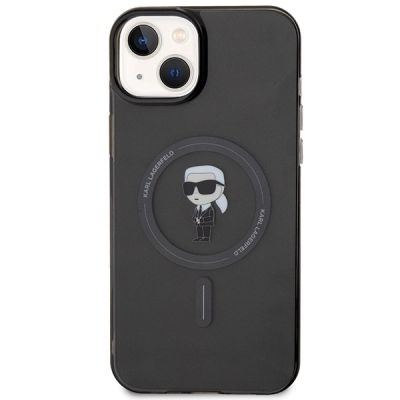3. Etui Karl Lagerfeld IML Ikonik MagSafe na iPhone 15 Plus - czarne