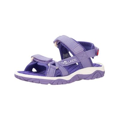 4. Sandały sportowe dziecięce dla chłopca/dziewczynki Trollkids Kids Oslofjord Sandal lilac (268-118)