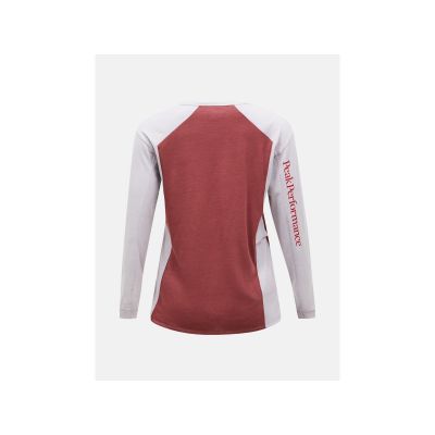 3. Koszulka damska PEAK PERFORMANCE W Trail Wool-Blend Longsleeve kolor szary
