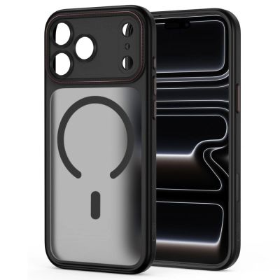2. Etui Tech-Protect MagCam MagSafe na iPhone 18 Pro Max / 17 Pro Max - czarno-czerwone matowe