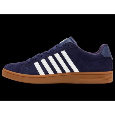 5. Sneakersy K-swiss COURT TIEBRK II SDE NAVAL ACADEMY/BRIGHT WHITE/GUM-M (09492-465-M)