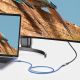 9. Kabel Ugreen US372 30205 USB-C - USB-C PD QC 100W 5A 10Gbps 1m - szary