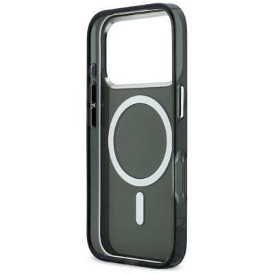 7. Etui Karl Lagerfeld IML Karl & Choupette Peekaboo Logo MagSafe na iPhone 17 Pro Max - czarne