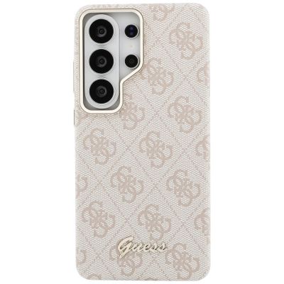 3. Etui Guess 4G Script MagSafe na Samsung Galaxy S26 Ultra - różowe