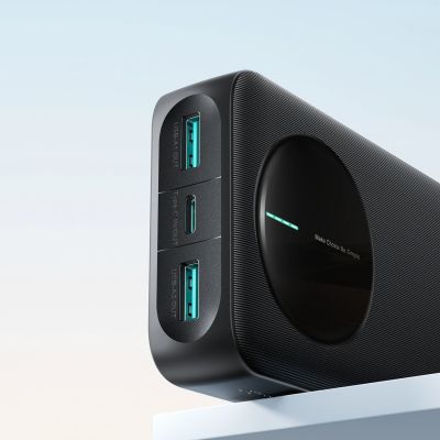 13. Powerbank Joyroom JR-PBF14 Pro 22,5W 20000mAh z wyświetlaczem cyfrowym 2x USB-A 1x USB-C - czarny