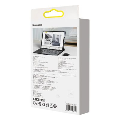 6. Uniwersalny HUB USB do tabletu / smartfona 6w1 USB-C Baseus PadJoy - ciemnoszary