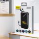 2. Powerbank Dudao K13 10000mAh z wbudowanym kablem - czarny