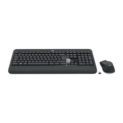 13. Zestaw klawiatura + mysz membranowa Logitech MK540 920-008685 (USB;  kolor czarny; optyczna; 1000 DPI)