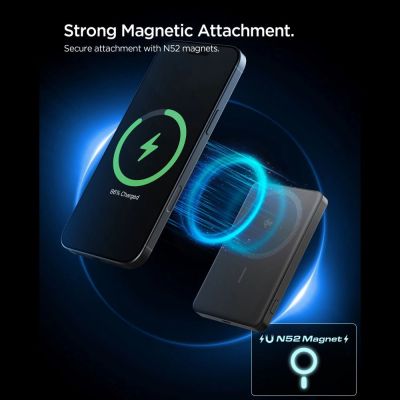 6. Powerbank Spigen Essential EA2205MQ 5000MAH 22.5W QI2 - czarny