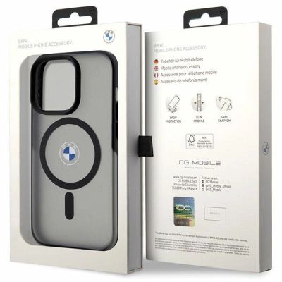 8. Etui BMW Signature MagSafe na iPhone 14 Pro Max - czarne