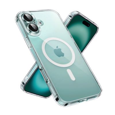 2. Etui Ugreen Classy Clear Magnetic na iPhone 16 Plus - przezroczyste