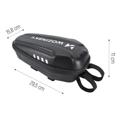 5. Wozinsky wodoodporna torba na kierownicę hulajnogi torba na hulajnogę 3 l czarna (WSB4BK)