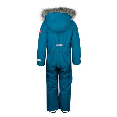 2. Kombinezon śnieżny dla dziewczynki/chłopca Trollkids Kids Kirkenes Snowsuit wodoodporny niebieski (387-174)