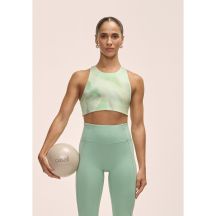 Top damski treningowy Casall Tie Back Sports Top zielony