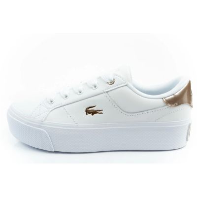 2. Lacoste buty sportowe trampki damskie Ziane Platform 126 białe modne