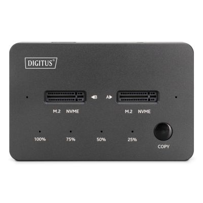14. Digitus Stacja klonująca NVMe Obudowa USB3.1 Gen2 Type-C NVMe M.2 SSD