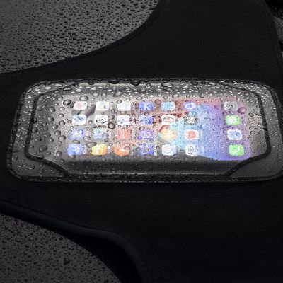 3. Osłona przeciwpotna Rockbros D78 z kieszenią i okienkiem na telefon - czarna