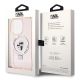 7. Etui Karl Lagerfeld Ring Stand Karl&Choupettte MagSafe do iPhone 15 Pro Max - różowe