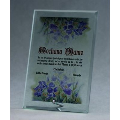 4. Trofeum szklane z nadrukiem kolorowym LuxorJet