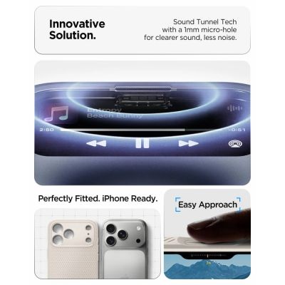 10. Etui Spigen Liquid Air na iPhone 18 Pro / 17 Pro - tytanowy
