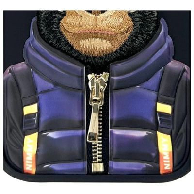 9. Etui Nimmy Cool&Cute 2.0 Monkey na iPhone 16 - czarne