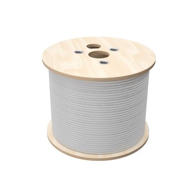 3. Q-LANTEC Kabel U/UTP kat.6, sieciowy, skrętka, LSOH, B2ca 4PR, 1Gb/s (10Gb/s do 55m), szary, 500m (KIU6LSOH500BQ)