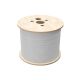 3. Q-LANTEC Kabel U/UTP kat.6, sieciowy, skrętka, LSOH, B2ca 4PR, 1Gb/s (10Gb/s do 55m), szary, 500m (KIU6LSOH500BQ)