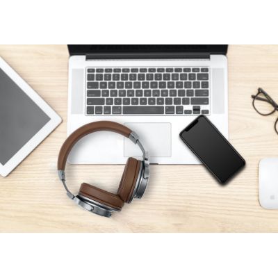 2. Muse M-278 BT Zestaw słuchawkowy Bezprzewodowy Opaska na głowę Micro-USB Bluetooth Brązowy, Srebrny
