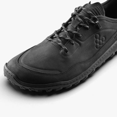 5. Buty męskie Vivobarefoot TRACKER LEATHER AT LOW II MENS OBSIDIAN (309623-02)