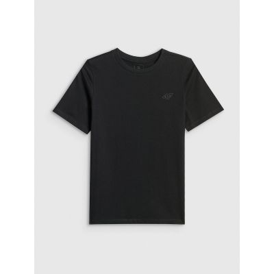 7. T-shirt regular gładki chłopięcy 4F 4FJRMM00TTSHM3596-20S