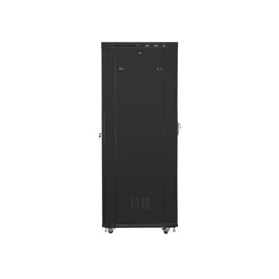 5. LANBERG SZAFA STOJĄCA RACK 19" 42U 800X1000 DRZWI PERFOROWANE LCD CZARNA FF01-8042-23BL (FLAT PACK)
