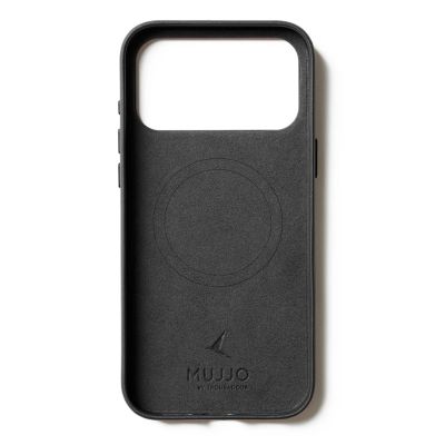 3. Mujjo Wallet Leather Case - etui skórzane do iPhone 17 Pro Max kompatybilne z MagSafe (black)