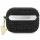 2. Etui Guess Rhinestone Triangle na AirPods Pro - czarne