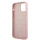 7. Etui Guess Silicone Vintage na iPhone 12 / iPhone 12 Pro - różowo-zielone