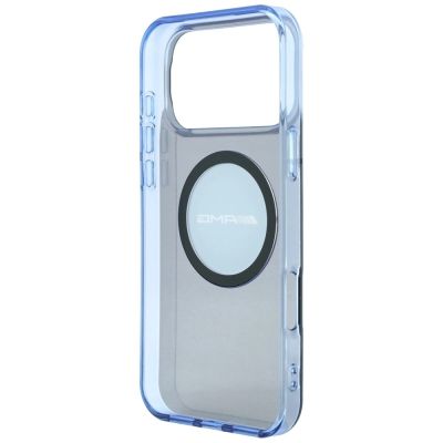 7. Etui Mercedes AMG IML Transparent Bicolor Block MagSafe na iPhone 18 Pro Max / 17 Pro Max - czarno-niebieskie