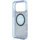 7. Etui Mercedes AMG IML Transparent Bicolor Block MagSafe na iPhone 18 Pro Max / 17 Pro Max - czarno-niebieskie