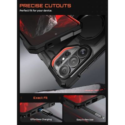 7. Etui Supcase UB Grip Mag MagSafe na Samsung Galaxy S26 Ultra - czarne