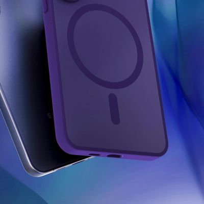 24. Etui 3mk Smoke MagCase na iPhone 16 Pro Max - fioletowe-półprzezroczyste