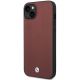 2. Etui BMW Leather Diamond Pattern na iPhone 14 - burgundowe