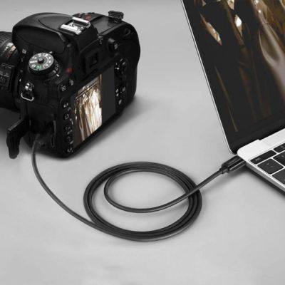 3. Kabel Ugreen US242 USB-C (męski) / mini USB (męski) 1 m - czarny