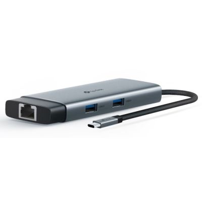 3. Hub TP-LINK UH6120C 2xUSB-A 3.0, 1xUSB-C 3.0, 1xUSB-C PD, HDMI 4K, RJ45 GE