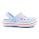 6. CROCS CROCBAND KIDS CLOG BLUE FROST/GUAVA 207006-4XQ
