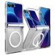 4. Etui Ringke Fusion Flap Magnetic MagSafe na Samsung Galaxy Z Flip 8 - przezroczyste