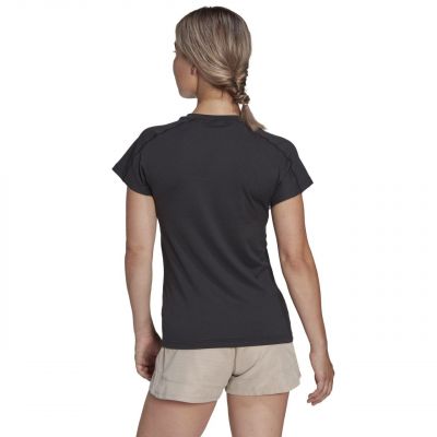2. Koszulka adidas Aeroready Train Essentials Minimal Branding V-Neck Tee W HN5543