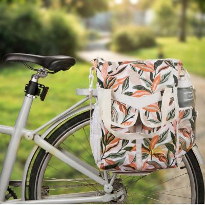 21. SAKWA TORBA ROWEROWA NA BAGAŻNIK 20L DUNLOP KWIATY